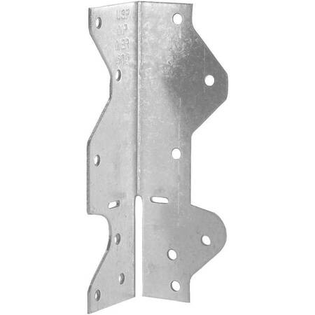 USP MiTek Multi-Purpose Framing Angle, 1-1/2 in W, 1-7/16 in D, 4-1/2 in H, Steel, Zinc MPA1-TZ